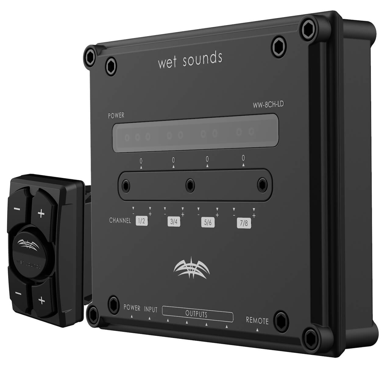 Wet Sounds WW-8CH-LD 8 Kanal Marin Dijital Ses Amplifikatörü - Tekne Ses Sistemi
