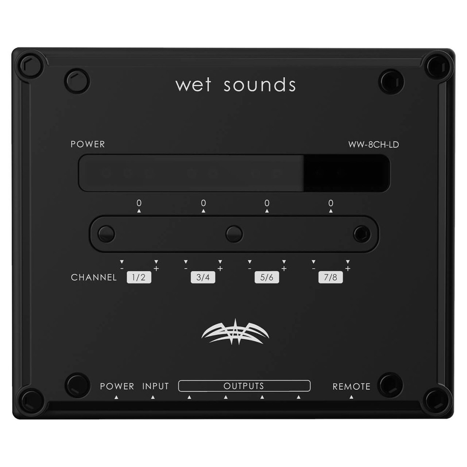Wet Sounds WW-8CH-LD 8 Kanal Marin Dijital Ses Amplifikatörü - Tekne Ses Sistemi