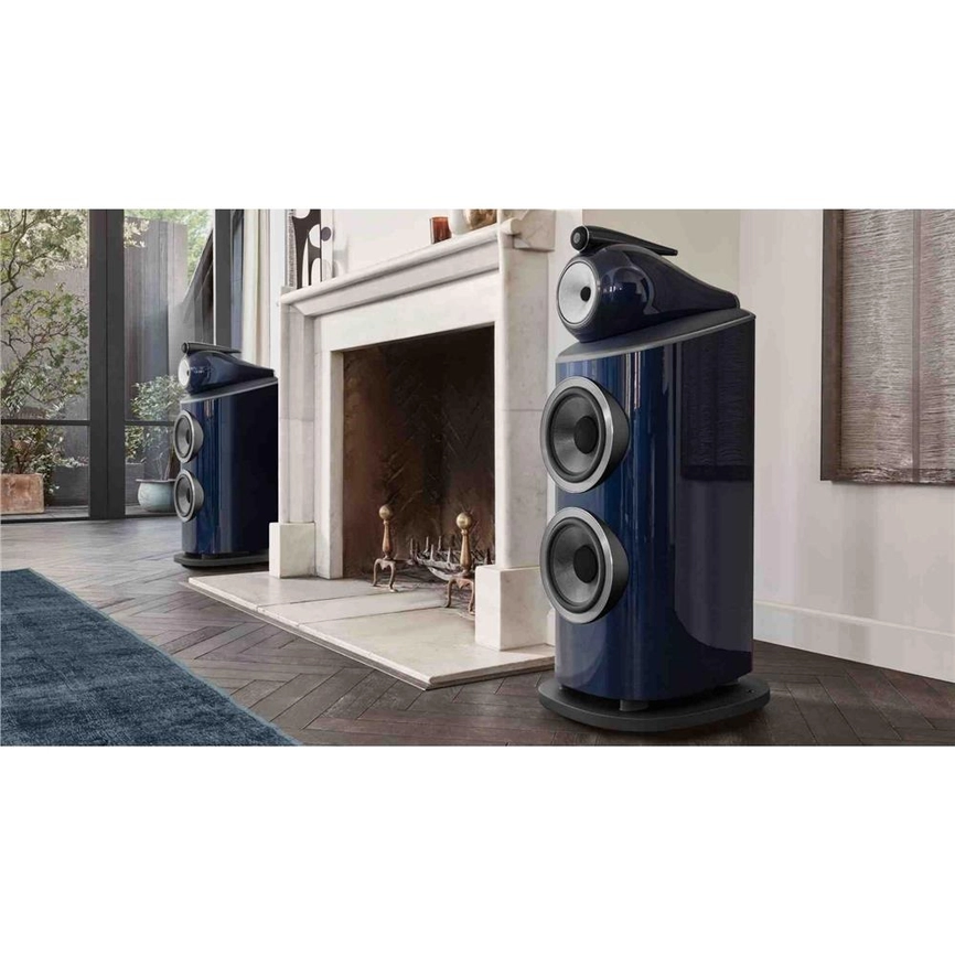 Bowers & Wilkins 801 D4 Signature Tower/Kule Hoparlörler Midnight Blue Metallic Çift - Tekne Ses Sistemi