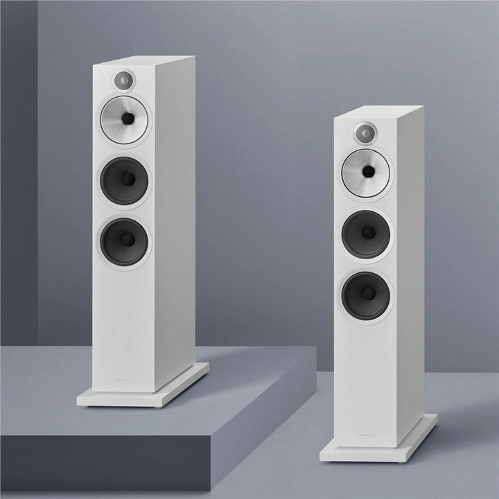 Bowers & Wilkins 603 S3 Tower/Kule Hoparlörler Beyaz Çift - Tekne Ses Sistemi