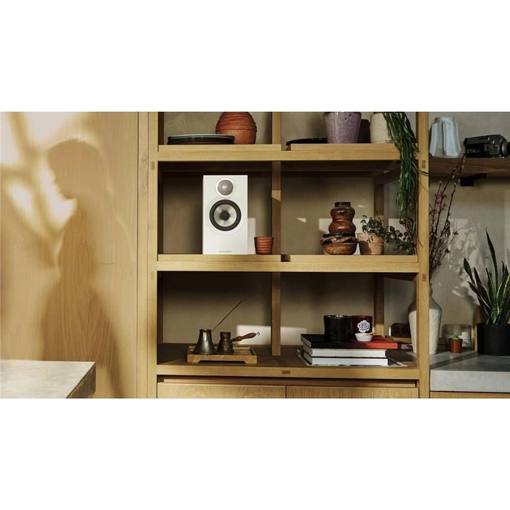 Bowers & Wilkins 607 S3 Bookshelf/Raftipi Hoparlörler Beyaz Çift - Tekne Ses Sistemi