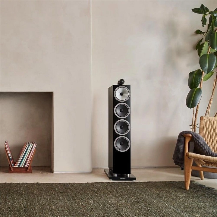 Bowers & Wilkins 702 S3 Tower/Kule Hoparlör Parlak Siyah Çift - Tekne Ses Sistemi