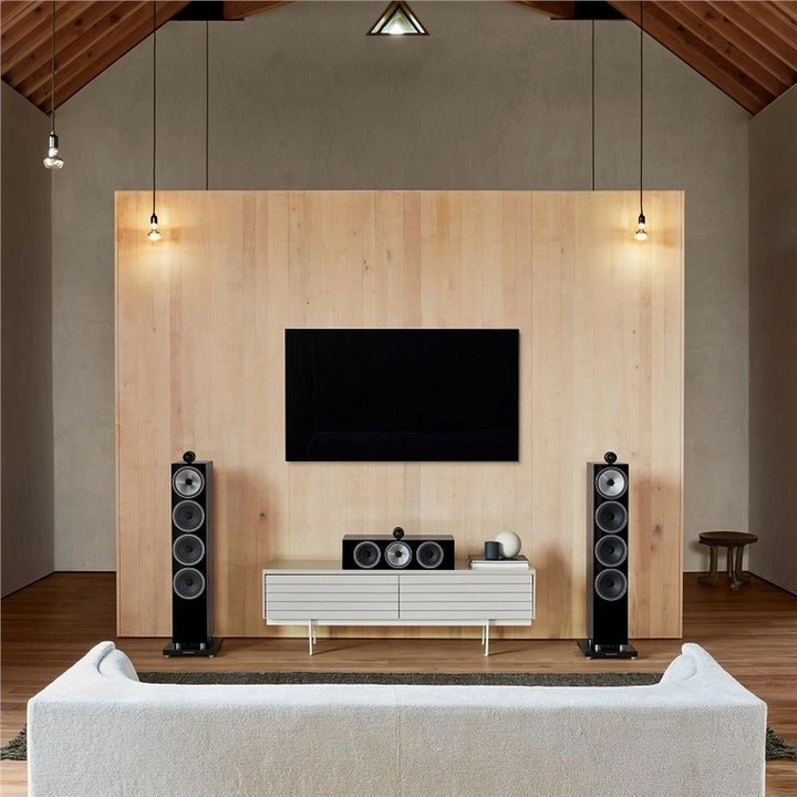 Bowers & Wilkins 702 S3 Tower/Kule Hoparlör Parlak Siyah Çift - Tekne Ses Sistemi