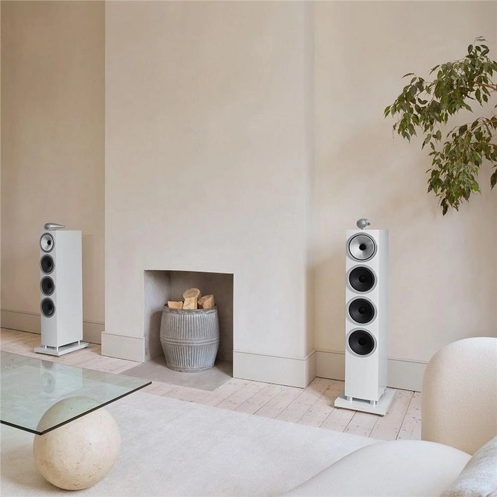 Bowers & Wilkins 702 S3 Tower/Kule Hoparlörler Beyaz Çift - Tekne Ses Sistemi