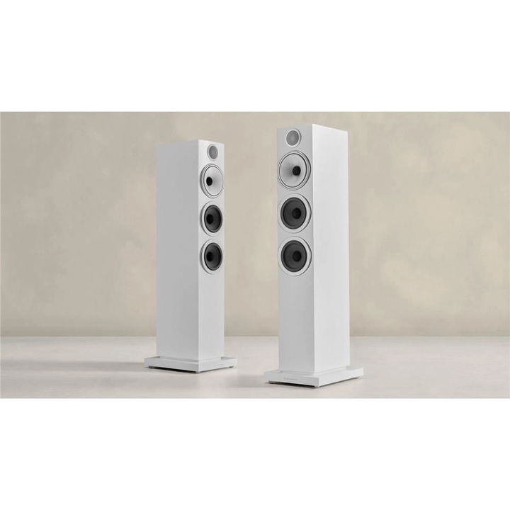 Bowers & Wilkins 704 S3 Tower/Kule Hoparlör Beyaz Çift - Tekne Ses Sistemi