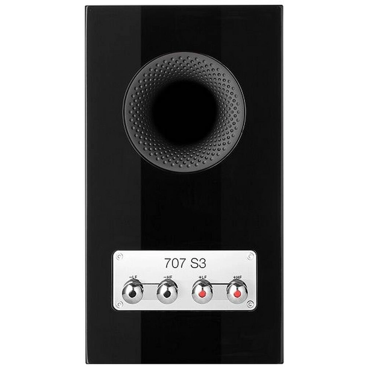 Bowers & Wilkins 707 S3 Bookshelf/Raftipi Hoparlör Parlak Siyah Çift - Tekne Ses Sistemi