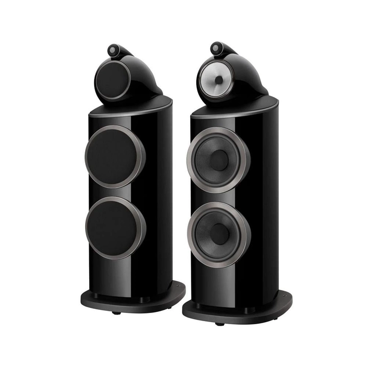 Bowers & Wilkins 801 D4 Tower/Kule Hoparlör Parlak Siyah Çift - Tekne Ses Sistemi