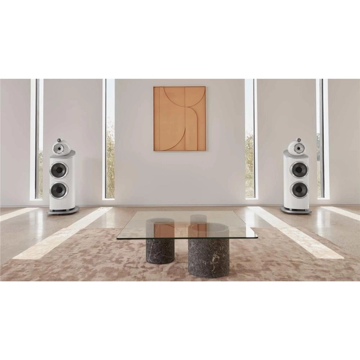 Bowers & Wilkins 801 D4 Tower/Kule Hoparlör Beyaz Çift - Tekne Ses Sistemi