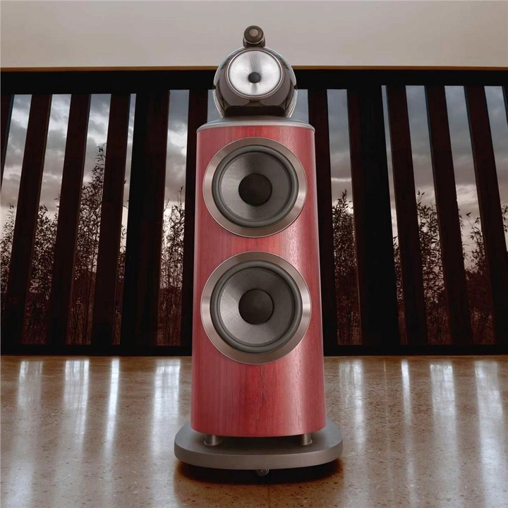 Bowers & Wilkins 801 D4 Tower/Kule Hoparlör Rosenut Çift - Tekne Ses Sistemi