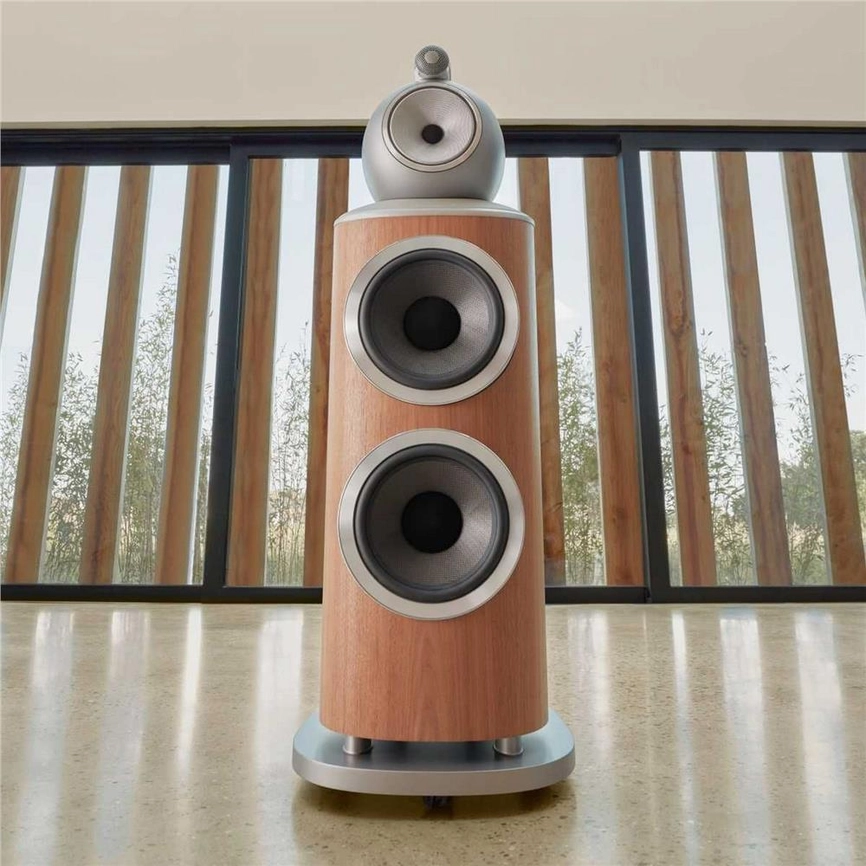 Bowers & Wilkins 801 D4 Tower/Kule Hoparlörler Walnut Çift - Tekne Ses Sistemi