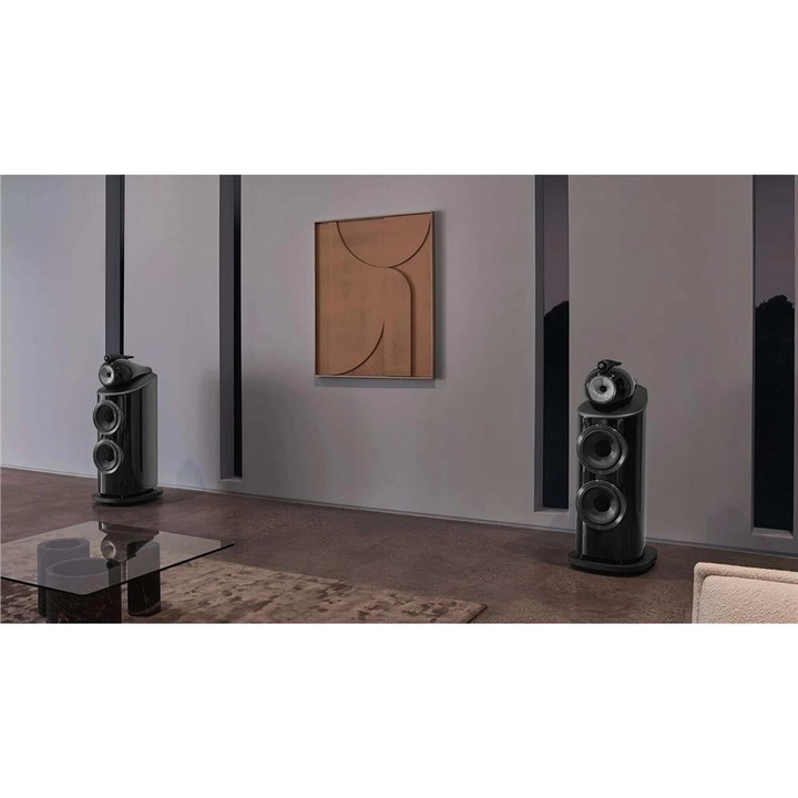 Bowers & Wilkins 801 D4 Tower/Kule Hoparlör Parlak Siyah Çift - Tekne Ses Sistemi