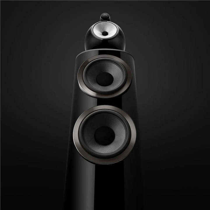 Bowers & Wilkins 801 D4 Tower/Kule Hoparlör Parlak Siyah Çift - Tekne Ses Sistemi