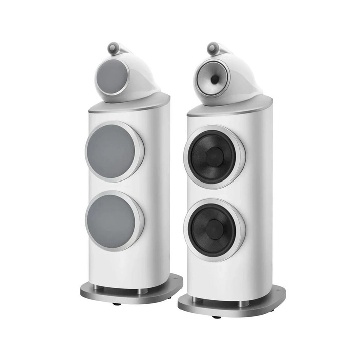 Bowers & Wilkins 801 D4 Tower/Kule Hoparlör Beyaz Çift - Tekne Ses Sistemi