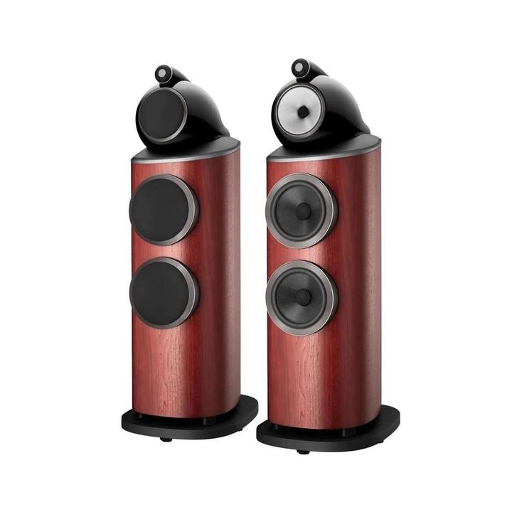 Bowers & Wilkins 802 D4 Tower/Kule Hoparlörler Rosenut Çift - Tekne Ses Sistemi