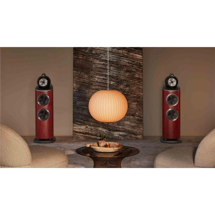 Bowers & Wilkins 803 D4 Tower/Kule Hoparlörler Rosenut Çift - Tekne Ses Sistemi