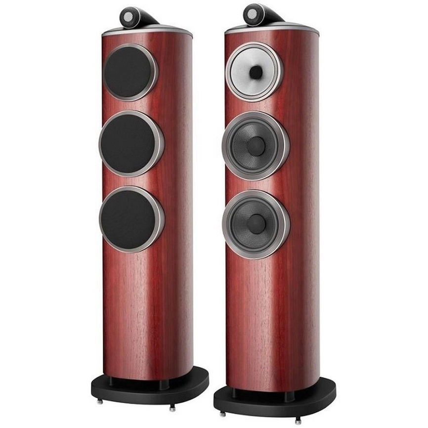 Bowers & Wilkins 804 D4 Tower/Kule Hoparlörler Rosenut Çift - Tekne Ses Sistemi