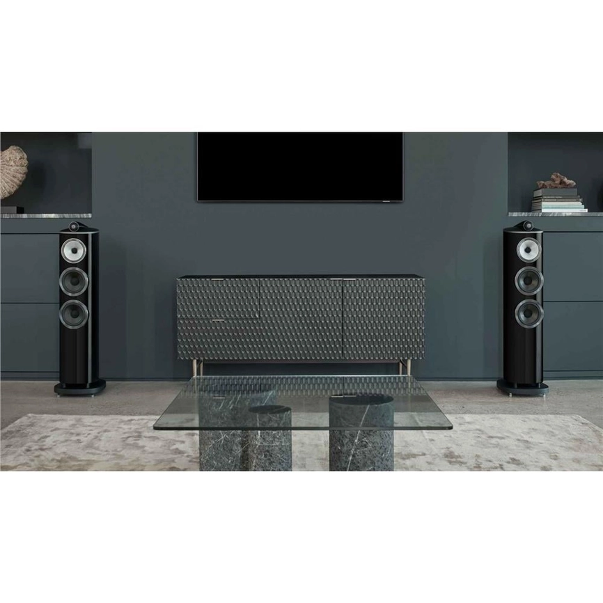 Bowers & Wilkins 804 D4 Tower/Kule Hoparlörler Parlak Siyah Çift - Tekne Ses Sistemi