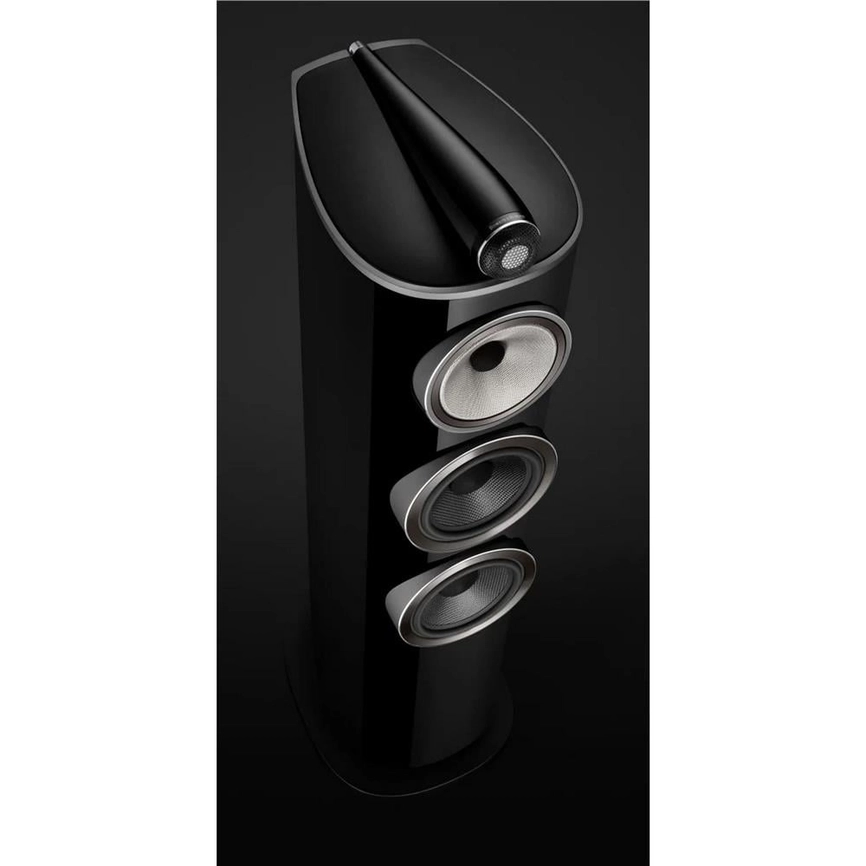 Bowers & Wilkins 804 D4 Tower/Kule Hoparlörler Parlak Siyah Çift - Tekne Ses Sistemi