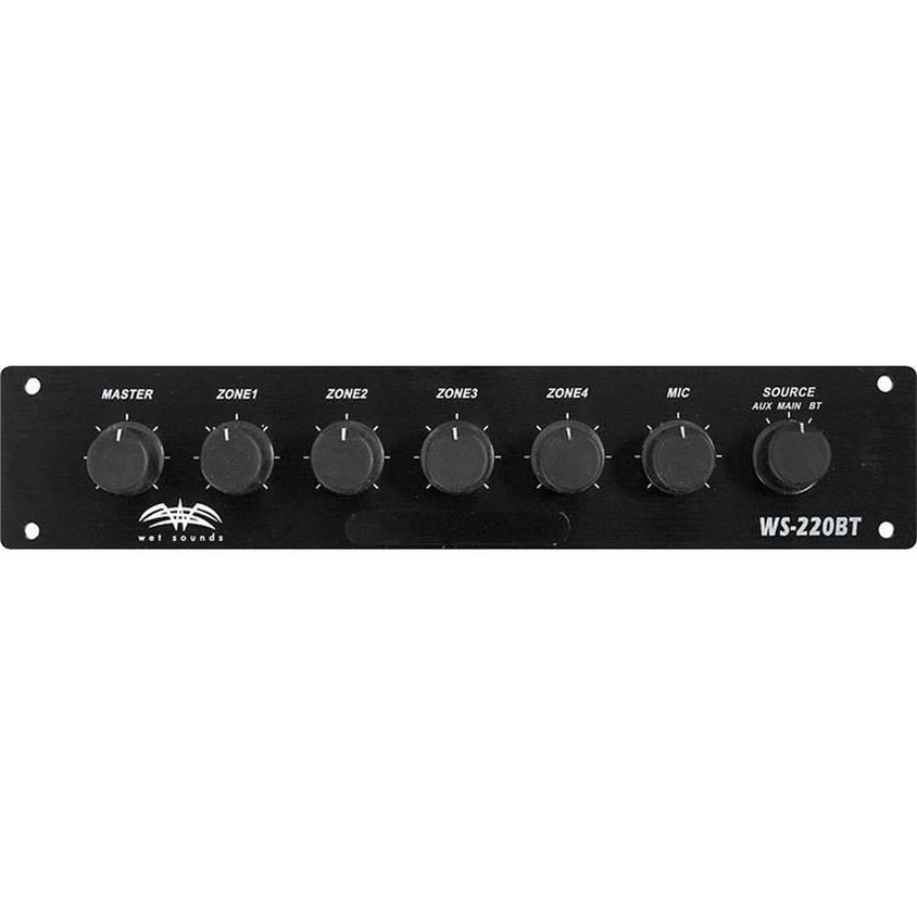 Wet Sounds WS-220 BT 4 Bölge Bluetooth Marin Seviye Kontrol Cihazı - Tekne Ses Sistemi