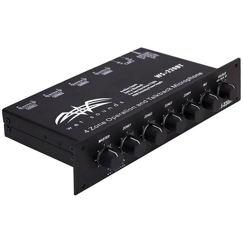 Wet Sounds WS-220 BT 4 Bölge Bluetooth Marin Seviye Kontrol Cihazı - Tekne Ses Sistemi