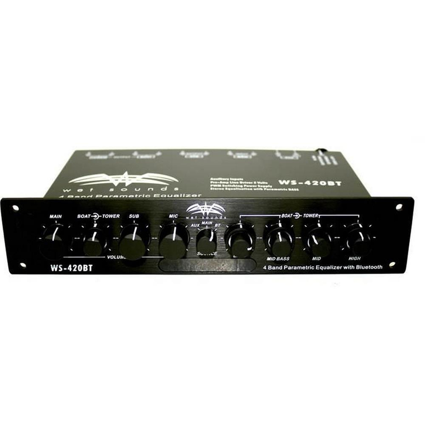 Wet Sounds WS-420 BT 4 Band Bluetooth Marine Equalizer - Tekne Ses Sistemi