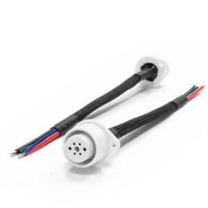 ADP TC3-S 6-PIN | Wet Sounds REV & ICON Döner Kelepçeli Kule Hoparlörler için 6 Pin RGB LED Konnektör - Tekne Ses Sistemi