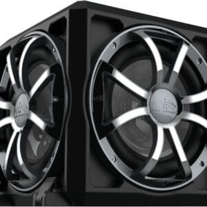 Wet Sounds REVO 12 PSE XSG 12 İnç Pasif Radyatör Subwoofer Kasası (Gri Paslanmaz Çelik Izgara) - Tekne Ses Sistemi