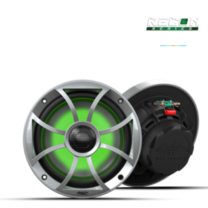Wet Sounds RECON 6-S RGB | RECON™ Serisi 6.5" Yüksek Çıkışlı Komponent Tarzı Koaksiyel Hoparlörler (XS-Silver RGB Izgara) - Tekne Ses Sistemi