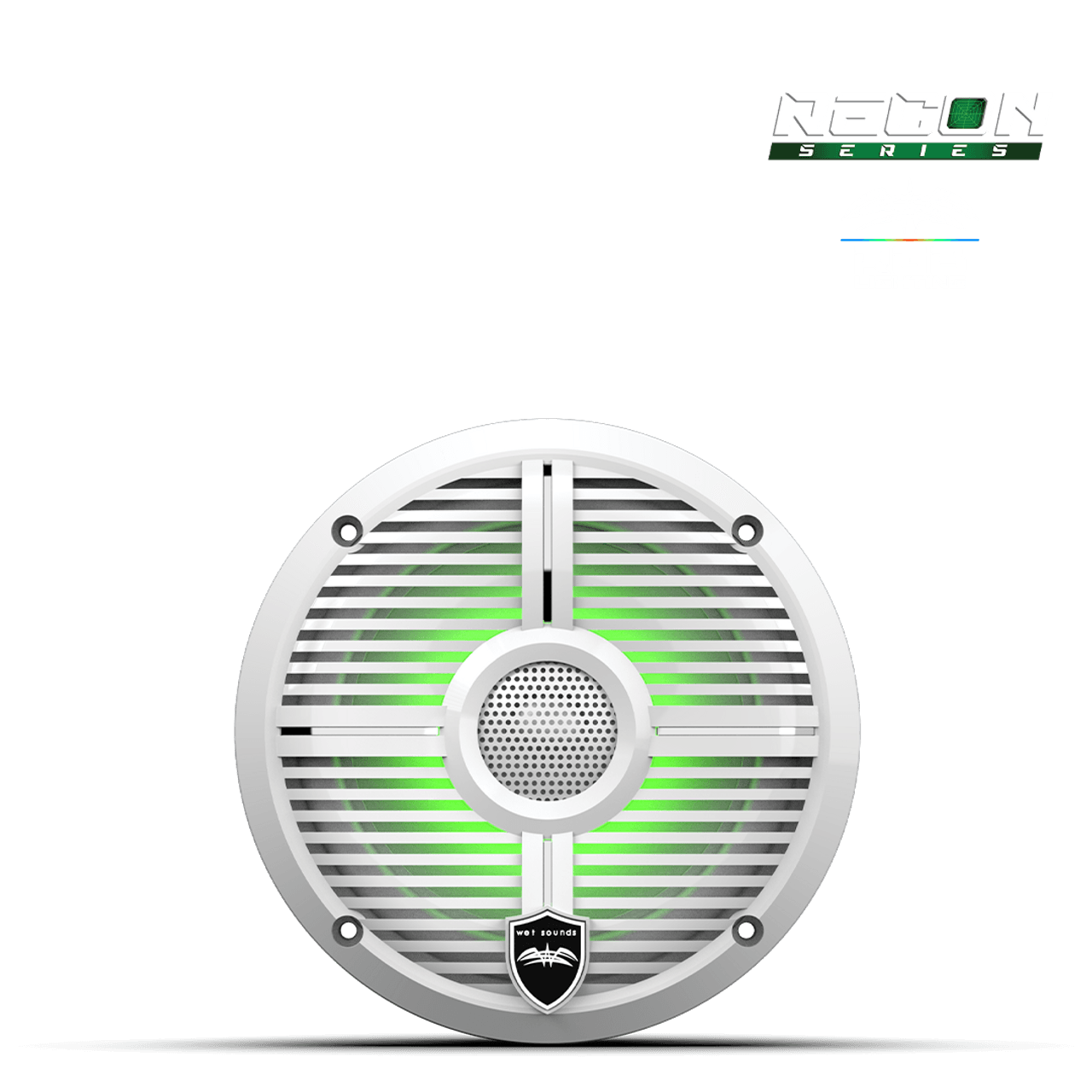 RECON 6 XW-W RGB | RECON™ Series 6.5-inch High-Output Component Style Coaxial Speakers w/ XW-White RGB Grilles - Tekne Ses Sistemi