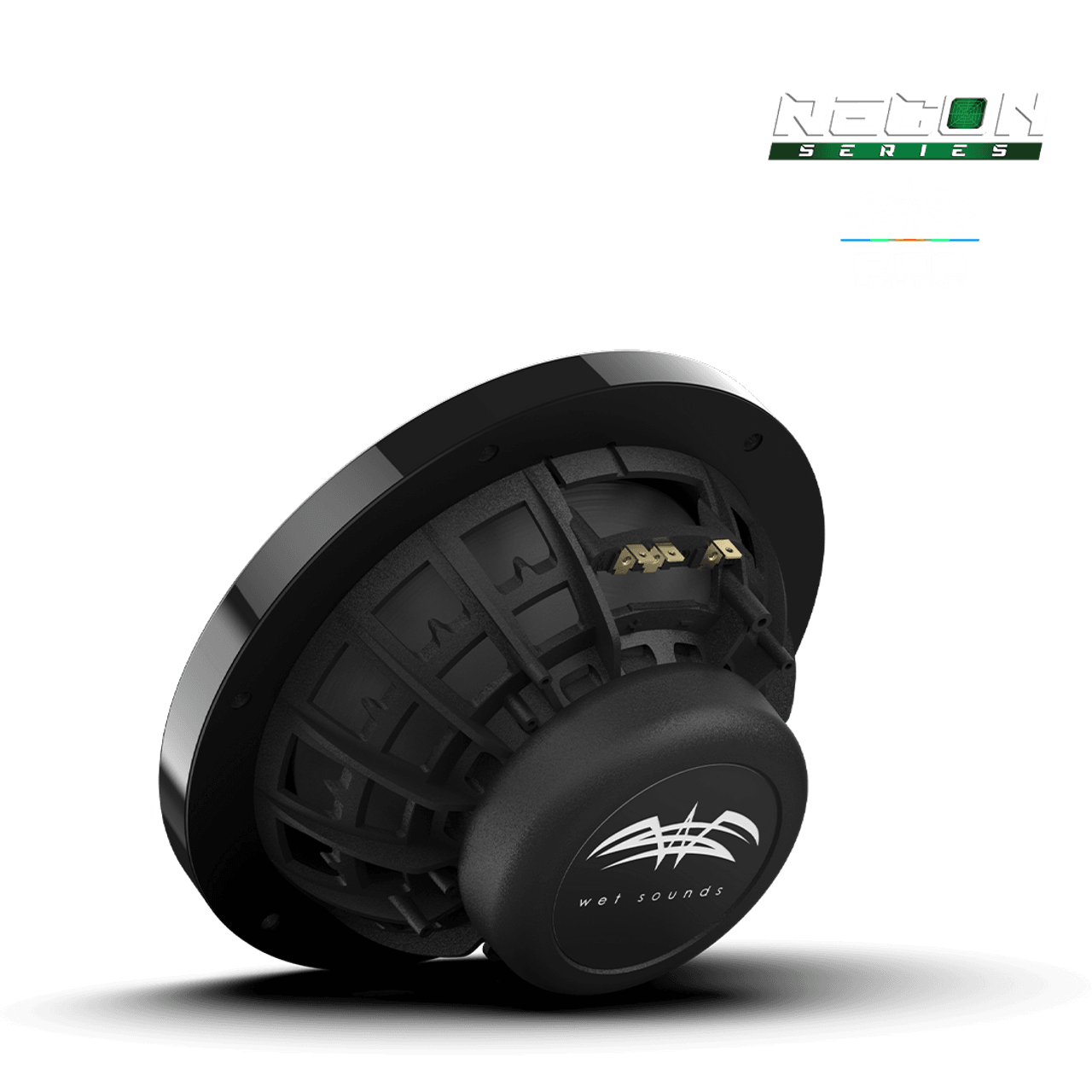 RECON 8-BG RGB | RECON™ Serisi 8” Yüksek Çıkışlı Komponent Tarzı Koaksiyel Hoparlör – XS-Siyah RGB Izgaralı - Tekne Ses Sistemi