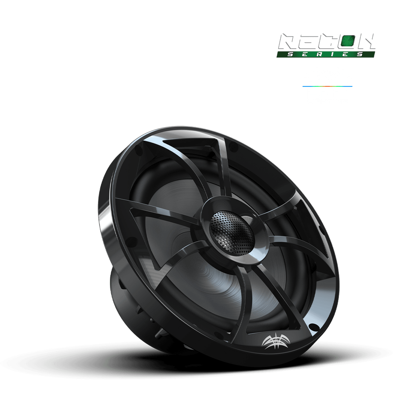 RECON 8-BG RGB | RECON™ Serisi 8” Yüksek Çıkışlı Komponent Tarzı Koaksiyel Hoparlör – XS-Siyah RGB Izgaralı - Tekne Ses Sistemi