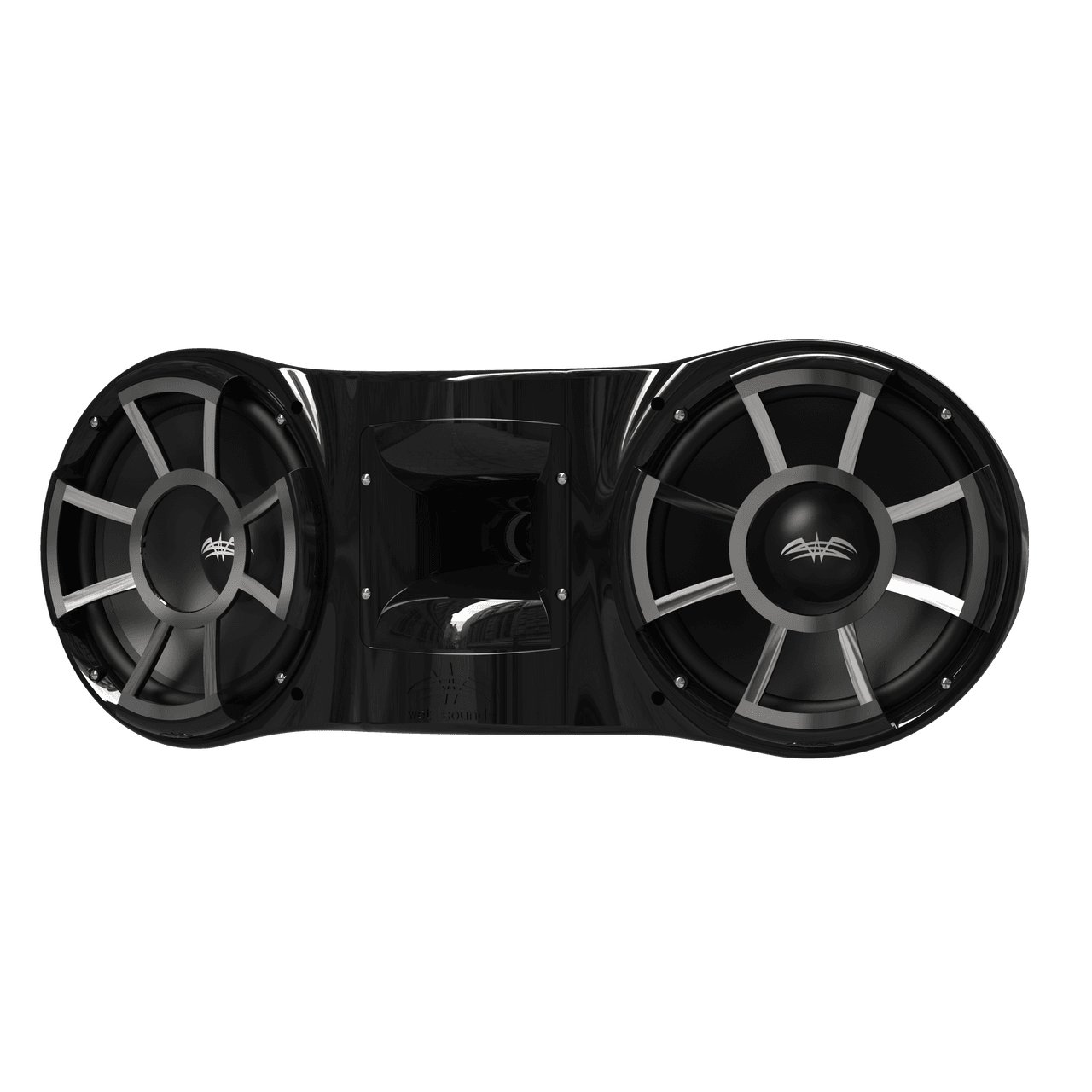 Wet Sounds REV 410 B-FC SA V2 Revolution Series Çift 10" Siyah Kule Hoparlör - Tekne Ses Sistemi