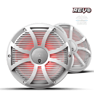 Wet Sounds REVO CX-10 SW-W S2 10” Yüksek Güçlü Komponent Tarzı Koaksiyel Hoparlör – SW Beyaz RGB Izgaralı - Tekne Ses Sistemi