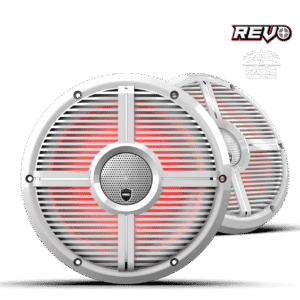 Wet Sounds REVO CX-10 XW-W S2 10” Yüksek Güçlü Komponent Tarzı Koaksiyel Hoparlör – XW Beyaz RGB Izgaralı - Tekne Ses Sistemi