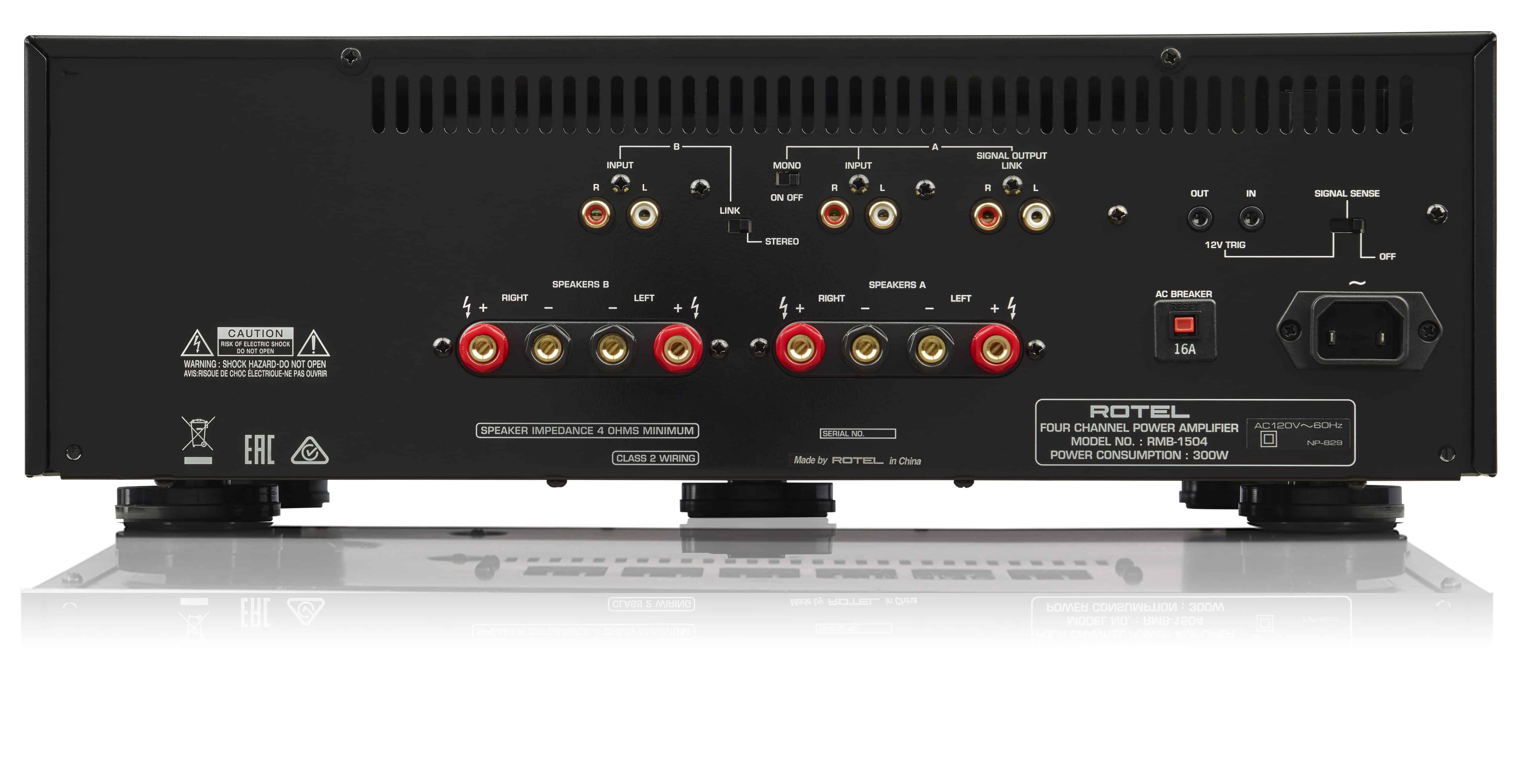 Rotel RMB-1504 | 4 Kanal Güç Amplifikatörü - Tekne Ses Sistemi
