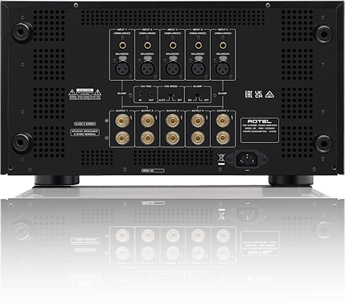 Rotel RMB-1585 MkII | 5 Kanal Yüksek Güçlü Ev Sinema Amfisi | Hi-Fi Performans - Tekne Ses Sistemi