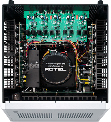 Rotel RMB-1585 MkII | 5 Kanal Yüksek Güçlü Ev Sinema Amfisi | Hi-Fi Performans - Tekne Ses Sistemi