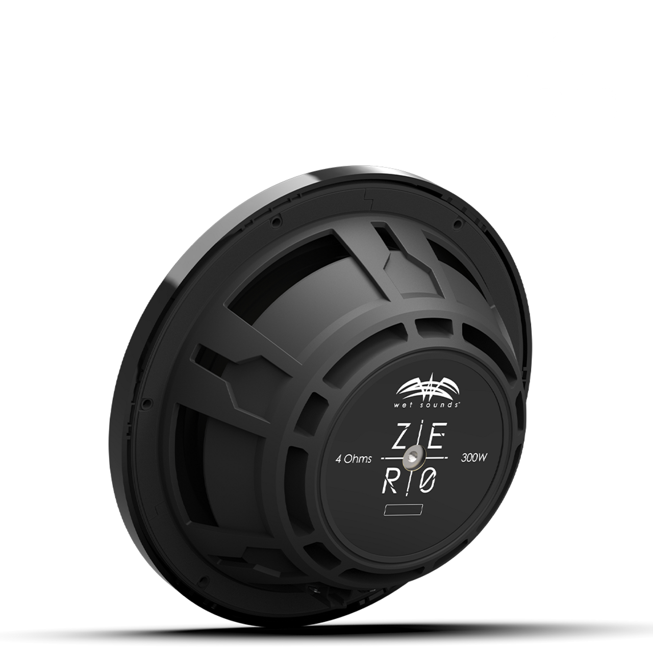 Wet Sounds ZERO 10 S4 XZ-B – 10" 4Ω Yüksek Çıkışlı Marin Subwoofer (Sealed, Siyah XZ Izgara) - Tekne Ses Sistemi