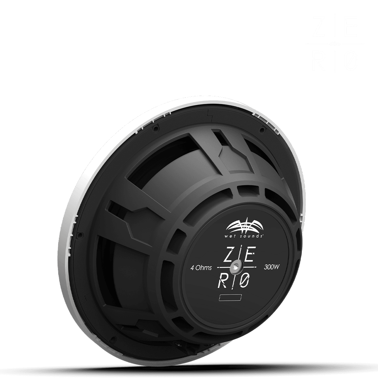 Wet Sounds ZERO 12 S4 XZ-W – 12" 4Ω Yüksek Çıkışlı Marin Subwoofer (Sealed, Beyaz XZ Izgara) - Tekne Ses Sistemi