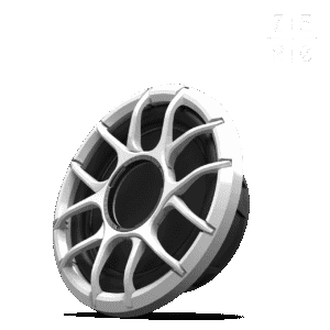 Wet Sounds ZERO 12 S4 XZ-W – 12" 4Ω Yüksek Çıkışlı Marin Subwoofer (Sealed, Beyaz XZ Izgara) - Tekne Ses Sistemi