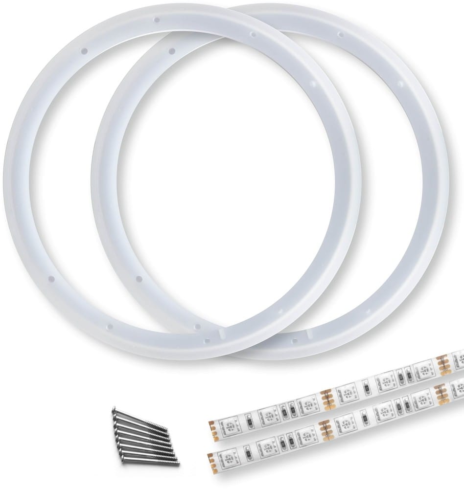 Wet Sounds REVO 8 RGB LED Aydınlatmalı Halka Seti (1 Çift) - Tekne Ses Sistemi