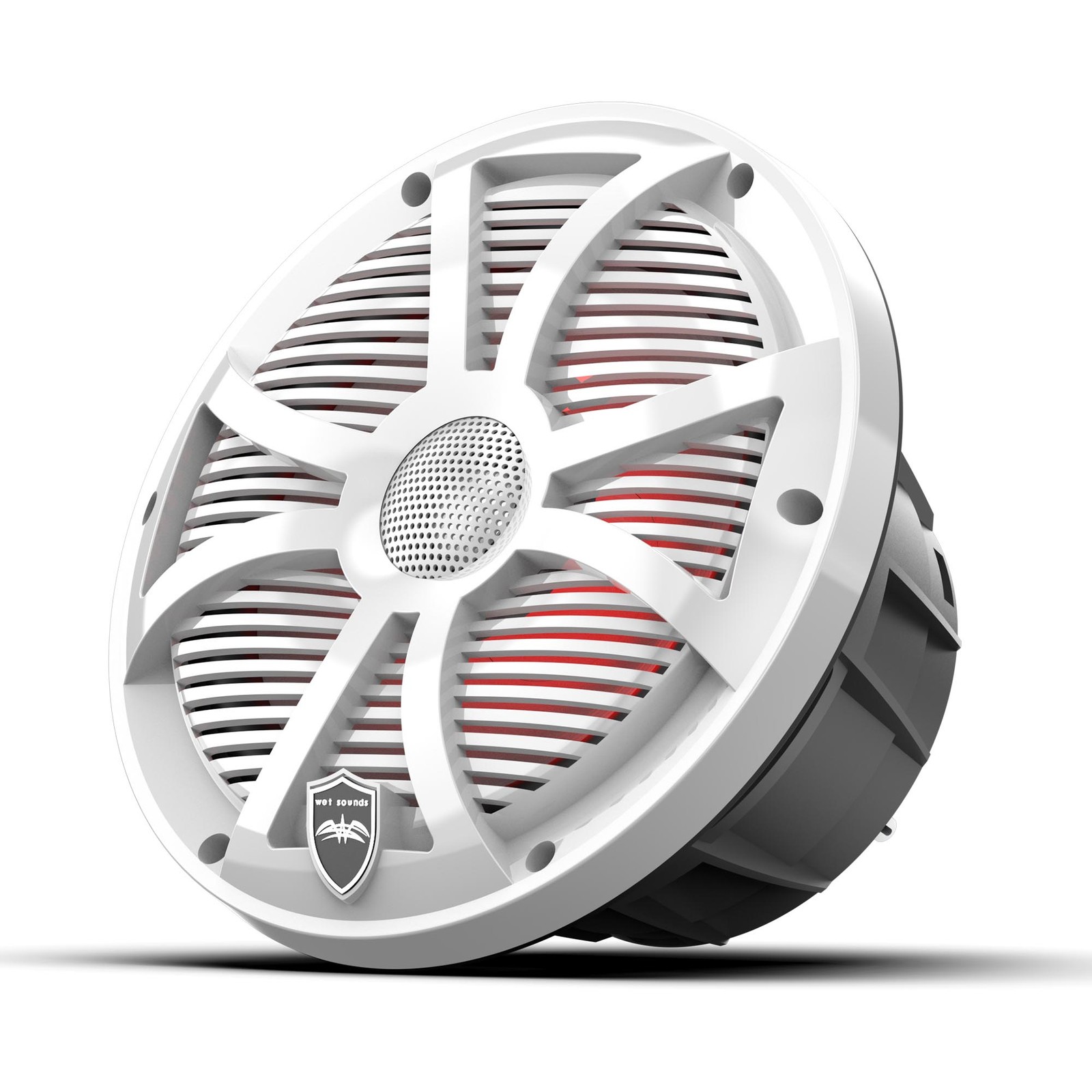 White Closed SW Grille 8” Coaxial Hoparlör Lift - Tekne Ses Sistemi