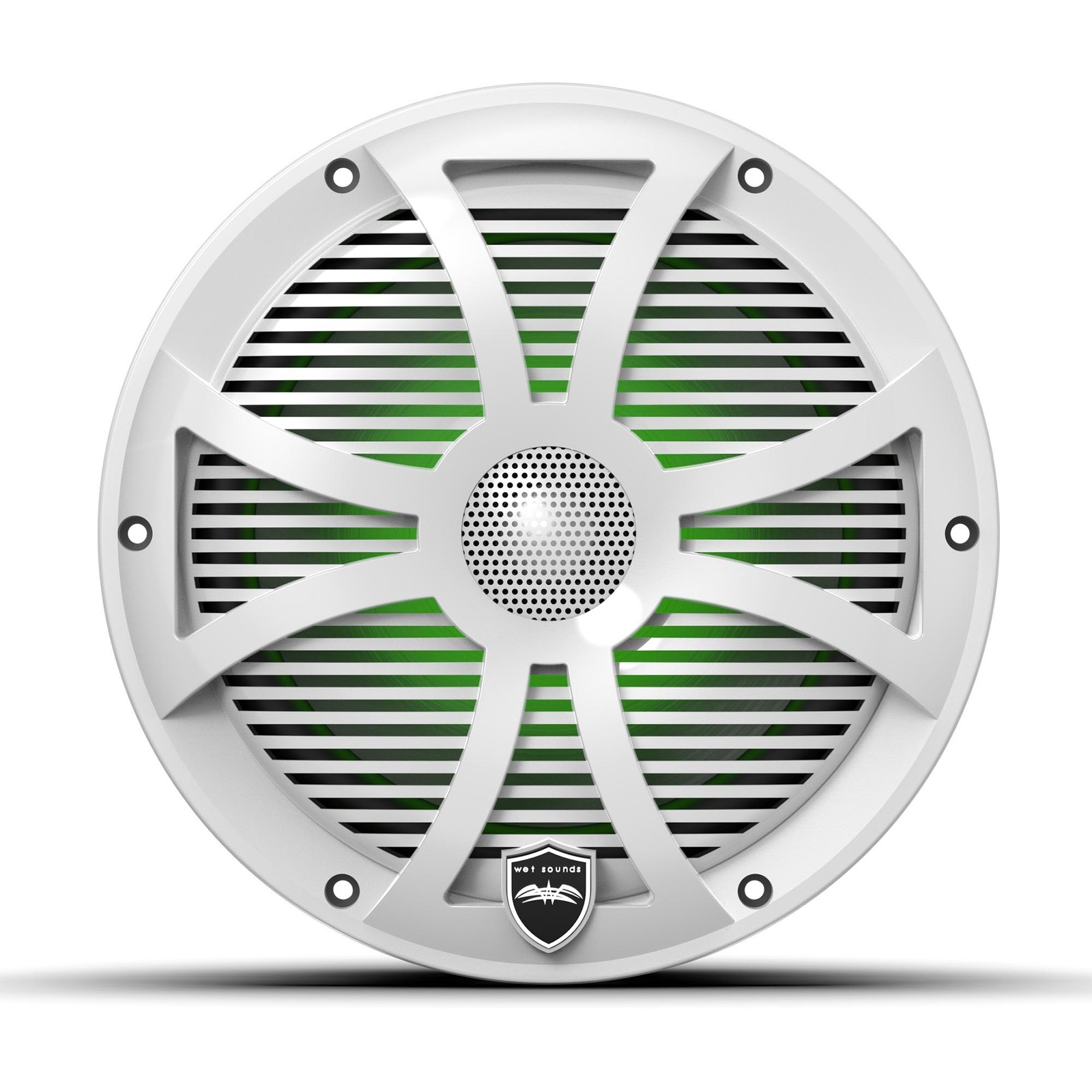 White Closed SW Grille 8” Coaxial Hoparlör Lift - Tekne Ses Sistemi