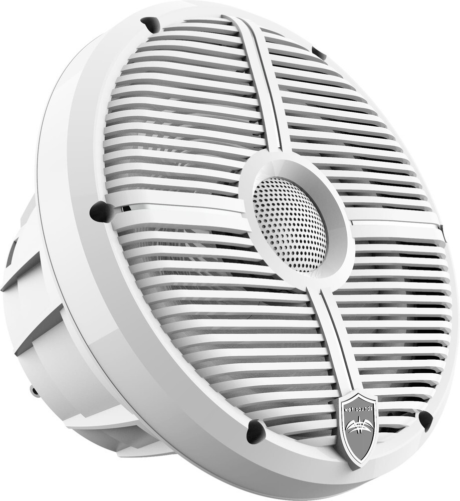White Closed XW Grille 8” Coaxial Speakers Çift - Tekne Ses Sistemi