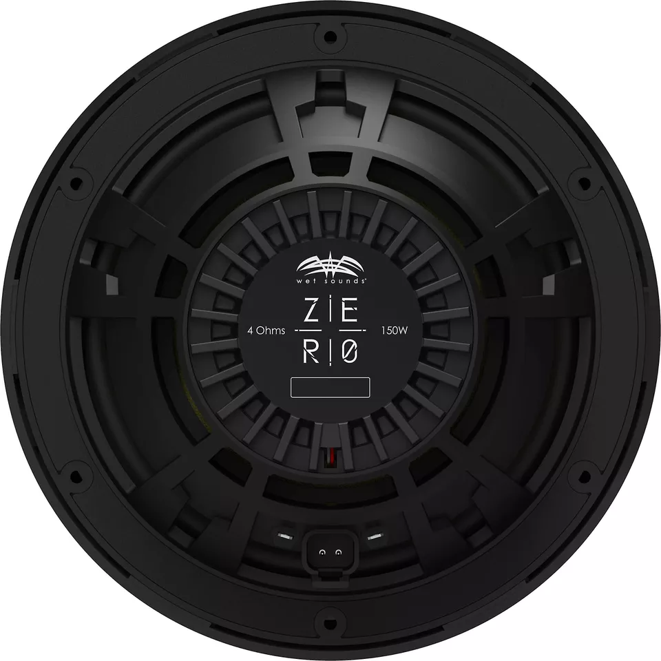 Wet Sounds ZERO 8 XZ-B 8" Coax with Horn Tweeter - Black - Tekne Ses Sistemi