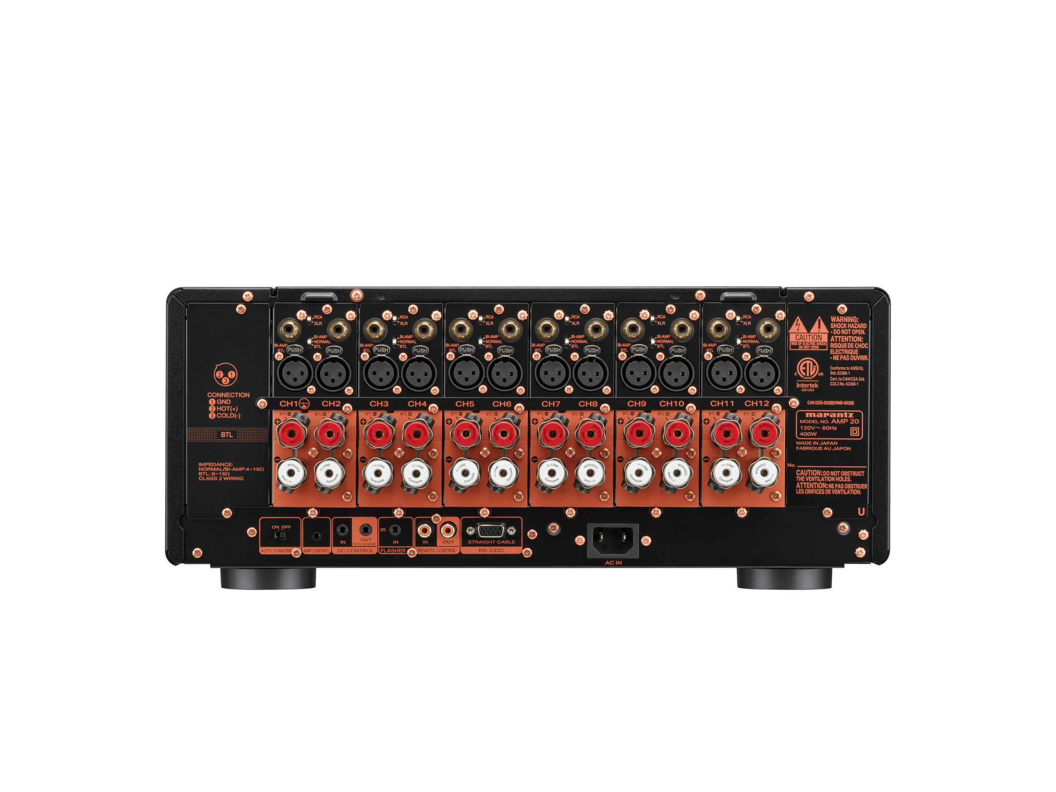 Marantz AMP 20 – 16 kanallı referans sınıfı güç amplifikatörü - Tekne Ses Sistemi