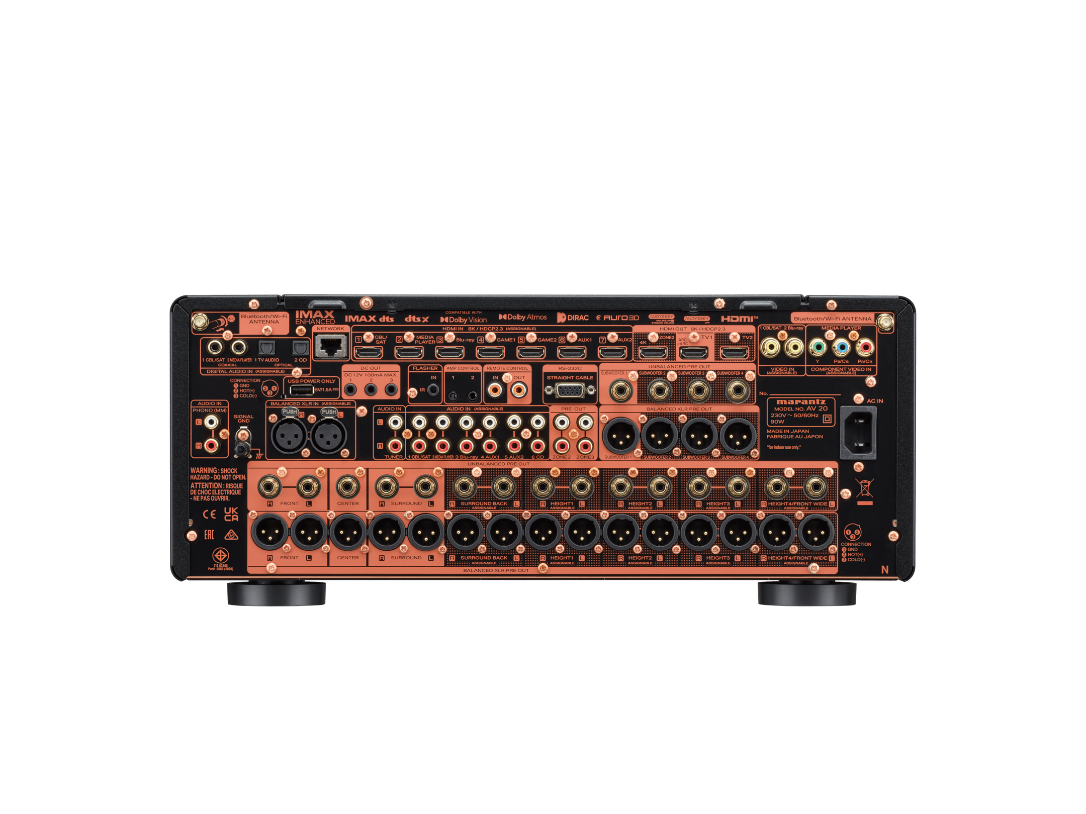 Marantz AV 20 – 13.4 kanal referans A/V pre-amplifikatör - Tekne Ses Sistemi