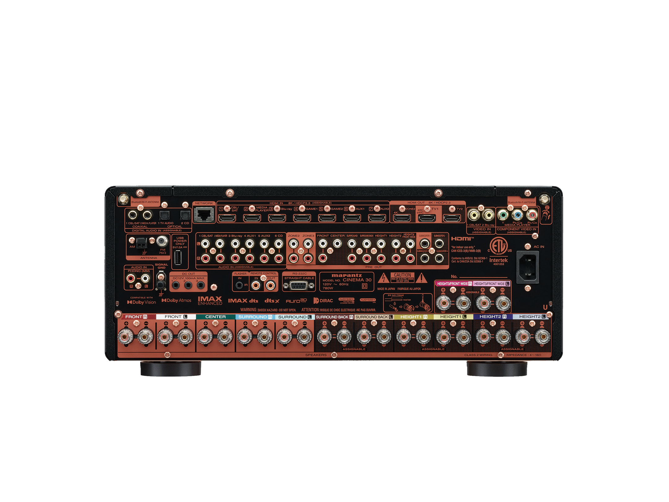 Marantz CINEMA 30 – Ultimate 13.4 Kanal AV Receiver - Tekne Ses Sistemi