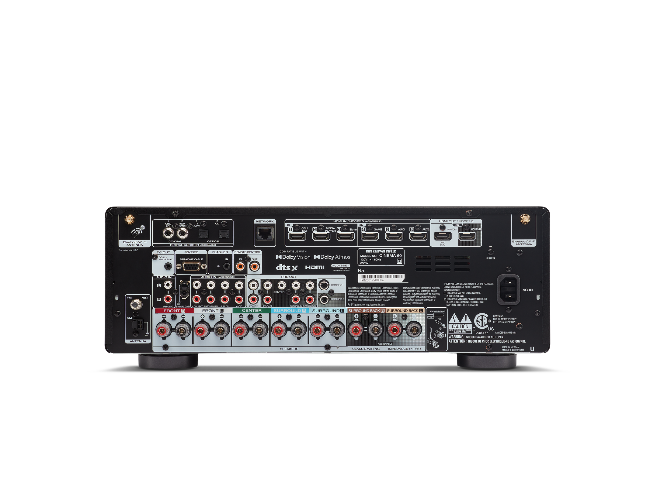 Marantz CINEMA 60 – Premium 7.2 Kanal AV Receiver - Tekne Ses Sistemi