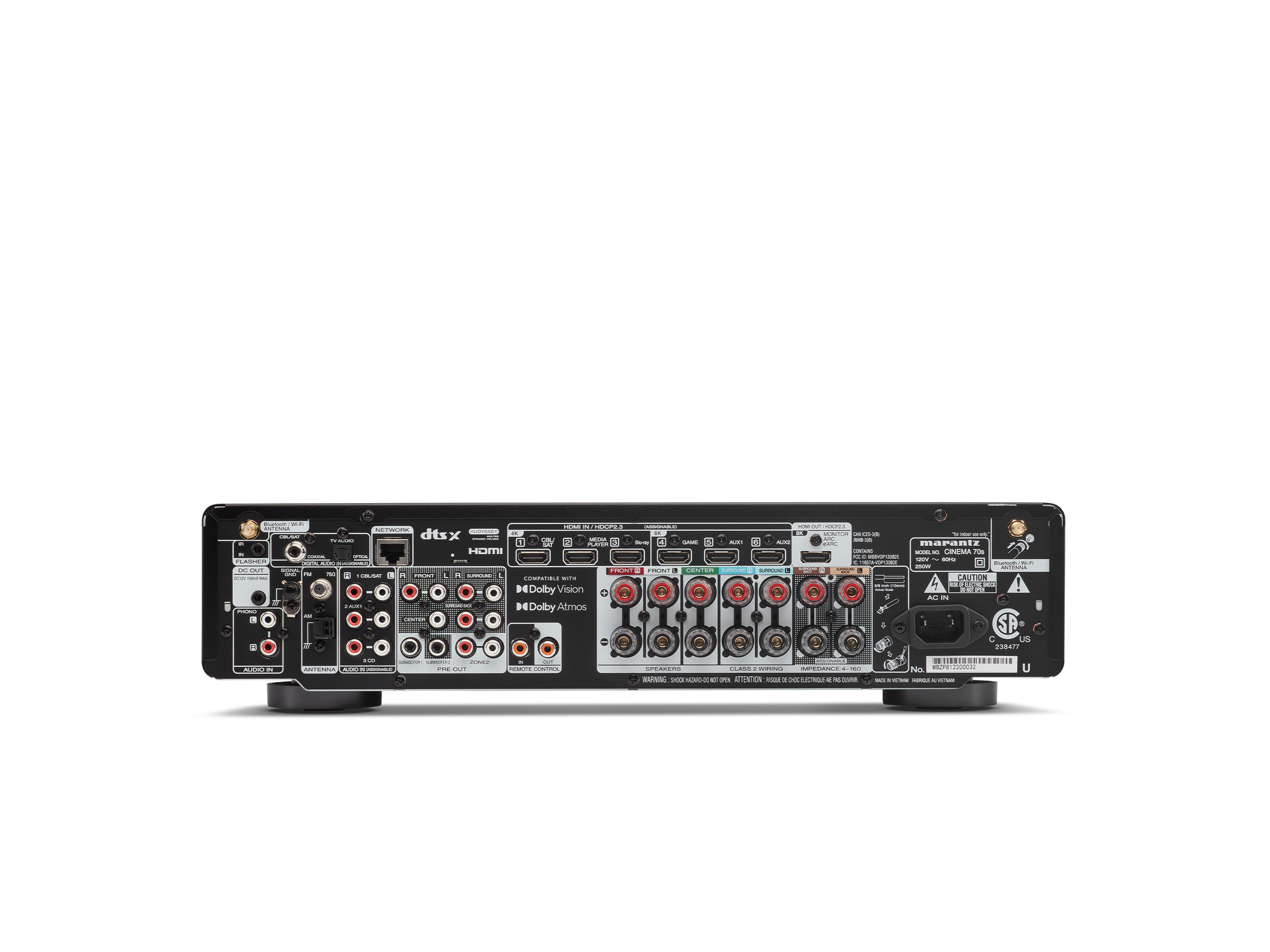 Marantz CINEMA 70s – Slimline 7.2 Kanal AV Receiver - Tekne Ses Sistemi